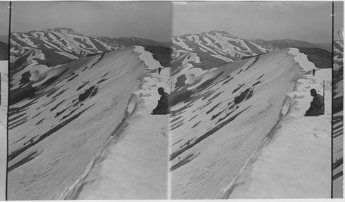 The snow-clad summit of Mount Hermon (9,050 feet), grandest heights in Syria