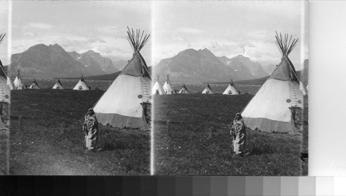 Blackfeet Indian Camp, Glacier National Park, Montana