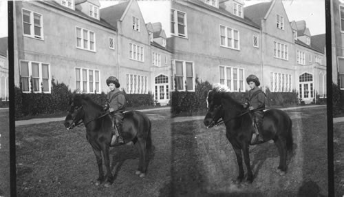 Master James Choen on his pony Dandy. Lakewood, N.J