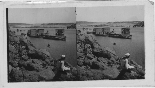 View of the Ruins on Island of Philae Looking N.E. From Island of Bigeh