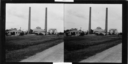 Water condensing plant, Gulf -Sulphur Co., New Gulf, Texas