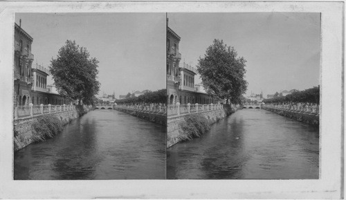 The River Abana Flowing through Damascus Syria