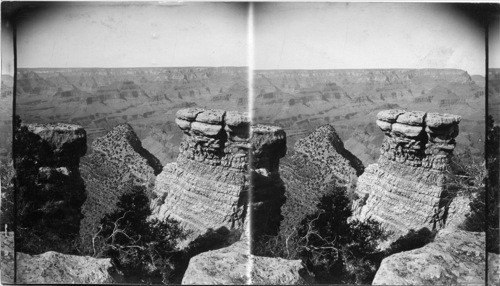 Grand Canyon of the Colorado as seen from Grand View, Ariz