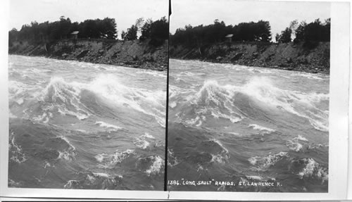 "Long Sault" Rapids, St. Lawrence River - Canada