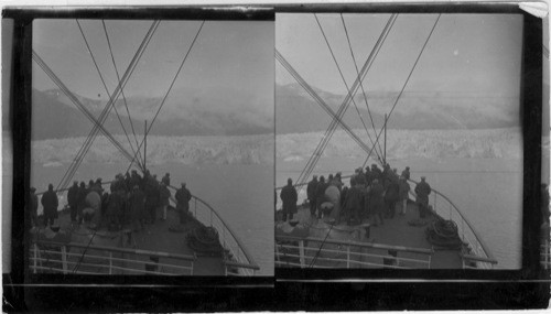 Taku Glacier from deck of Str. Admiral Evans. Alaska