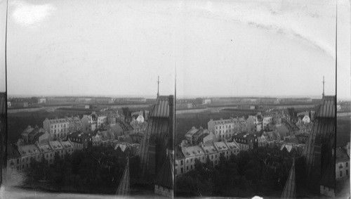 Fortifications & City of Quebec from Chateau Frontenac