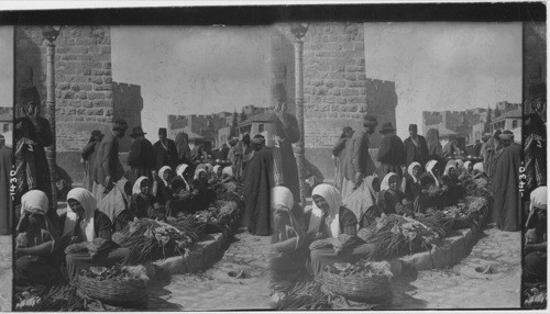 A Corner in the Vegetable Market, Jerusalem