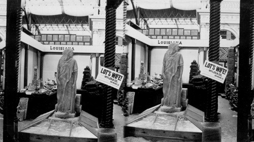 Lots Wife, Mining Building, World's Columbian Exposition. [statue as a pillar of salt]