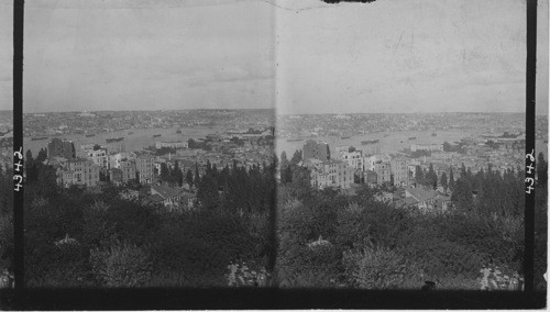 Constantinople and the Golden Horn, west from Pera, Constantinople