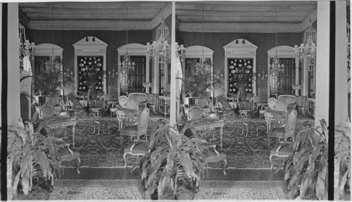 Drawing Room of the Gov’t House. Calcutta. India