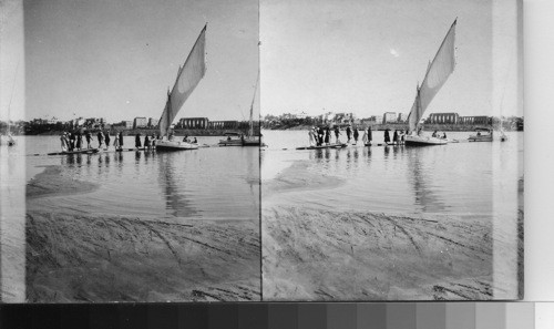 Boat at Luxor, Egypt