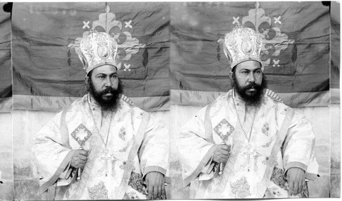 The Right Rev. Thinotaus head of the great Coptic Church, Jerusalem, Palestine