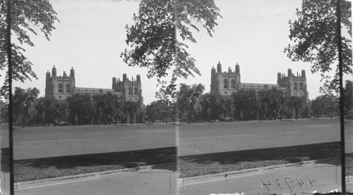 Harper Memorial Library from Midway, Chicago