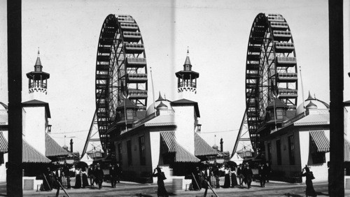 Looking Skyward, Midway Plaisance, Worlds fair, Chicago