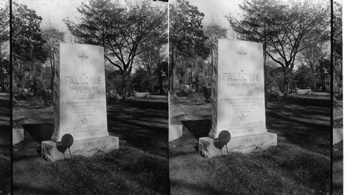 Fallows tombstone, Forest Home Cemetery, Chicago, Ill. Bishop Fallows