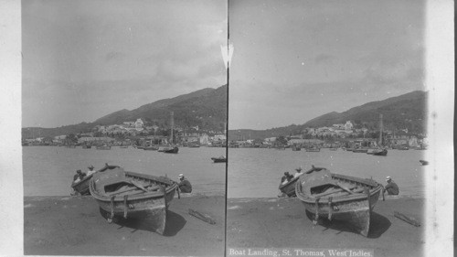 Boat landing-Charlotte Amelia [Amalie], West Indies