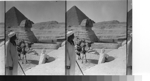 The longest royal portraits ever seen, the Great Sphinx of Gizeh, Egypt