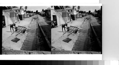 British West Indies - Island of Antiqua - St. John's: Street scene in the native section of the town