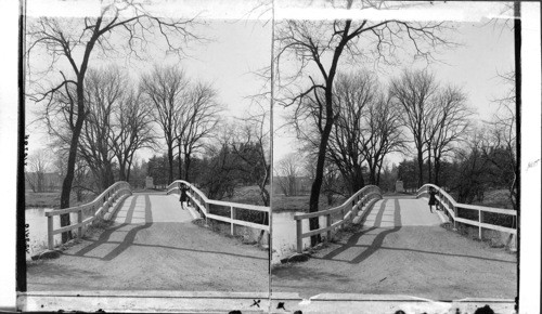 North Bridge, Where Farmers withstood the British Troops. Concord, Mass