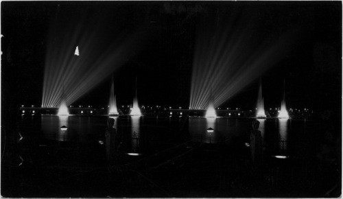 Fountain and Lights, A Century of Progress