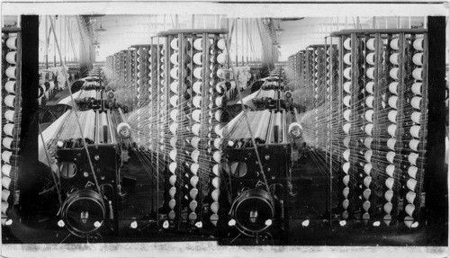 Spooling the American Cotton, Fall River, Mass