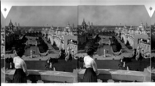 World's Fair, From West Pavilion of Festival Hall, North to the Dome of "Creation"