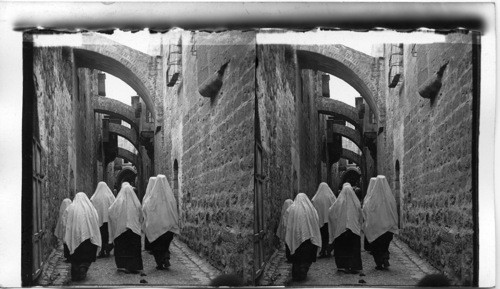 A street in Jerusalem. (Via Dolorosa). Palestine