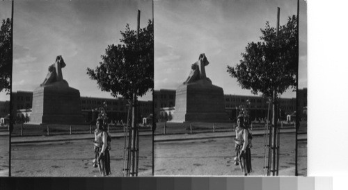 "The Awakening of Egypt." The national monument. Midan el Mahatta Place & Main Station. Cairo, Egypt