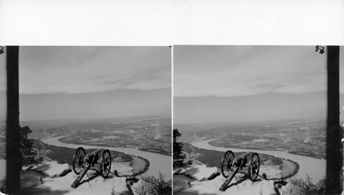 Chattanooga and Tennessee River Valley from Lookout Mountain, Tenn