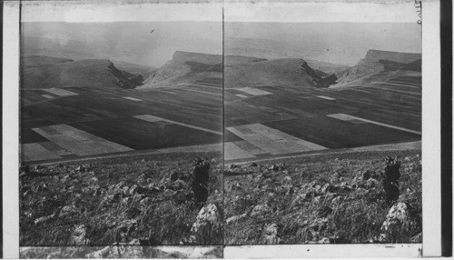 Looking N. E. from Mount of Beatitudes to Sea of Galilee, Palestine