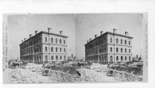 Post Office, Ruins of 1871, Chicago, Ill