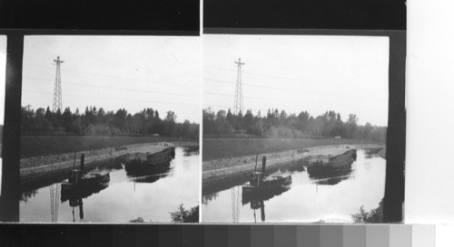 Luaritsala, Finland - tow of lumber on Saima Canal