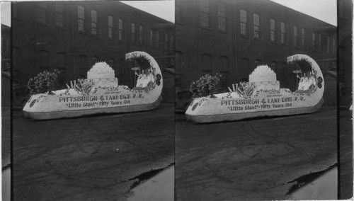 Pittsburgh and Lake Erie R.R. Float - Edison Golden Jubilee Week. Pittsburgh, Pa