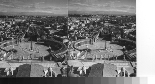 Rome from the roof of St. Peter's, Rome