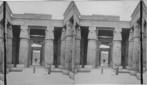 Interior Temple of Khons, Karnak - Egypt