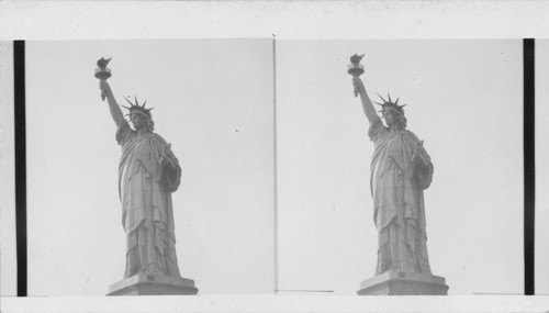 Statue of Liberty in New York Harbor, N.Y. City