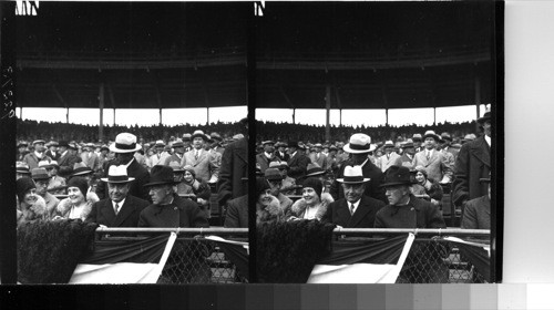 Chicago - Dare: Judge Landis and Ex. Gov. Lowden, World Series, Chicago, Ill. Oct. 14, 1929