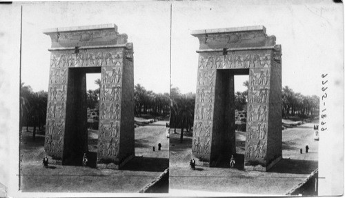 Gate of Ptolemy IX Karnak, Egypt