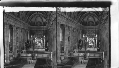 Canada. Interior Basilica Ste. Anne de Beaupre. Quebec. Can