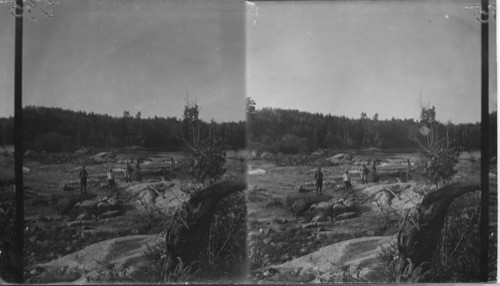 General View of Five Mile Rapids, French River, Ont
