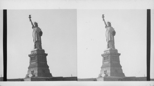 Statue of Liberty in New York Harbor, N.Y. City