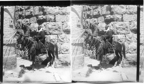 A Bedouin Guard, Jericho, Palestine