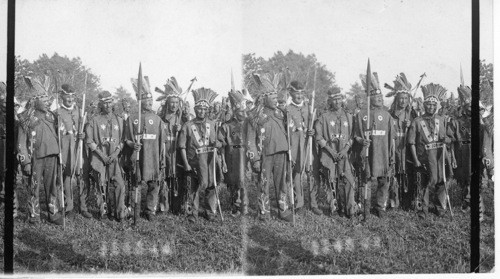 Indians in pageant. Quebec. Canada