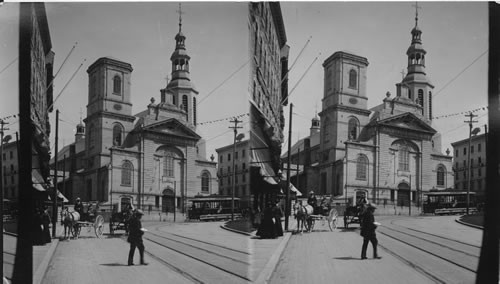 The Basilica, Quebec's most historical cathedral in the upper town. Quebec. Canada