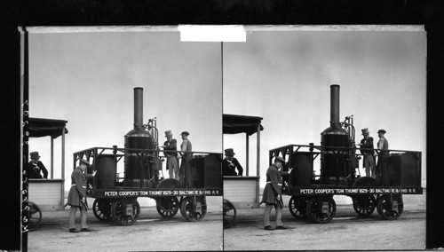 Tom Thumb, First B. & O. Locomotive, 1830, Wings of a Century, A Century of Progress