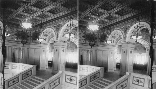 Grand Staircase, the Public Library, Chicago, Ill