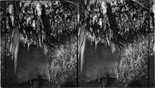 "Dante's Inferno" in the Bridal Chamber of Cave of the Winds. Colo. (near Manitou, Colo.)