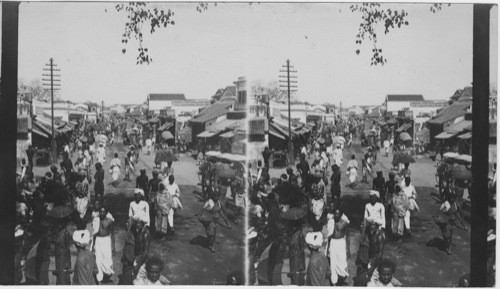 Market Street, Madras, India