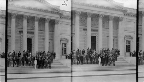 Lindbergh Coming Out of the Memorial Amphitheater. Arlington, VA