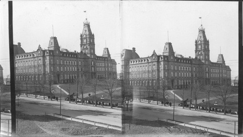 Parliament Bldg. from the Citadel Wall, Quebec